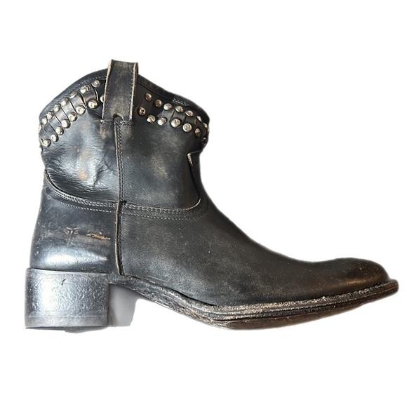 EUC FRYE Women's Diana Cut Stud Western Booties Mexico Made Size 8 - Picture 4 of 10